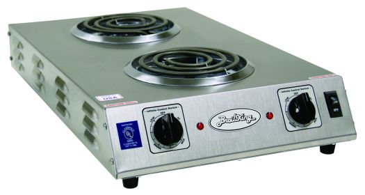 Professional Double Burner Space Saver Range - Stainless
