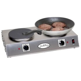 Professional Double Cast Iron Range - Stainless